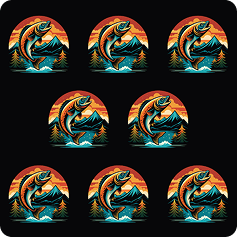 Rounded Corner Stickers, alternate angle