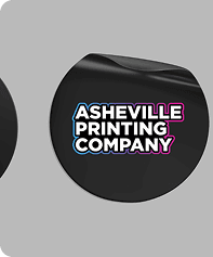 Rounded Corner Stickers with supporting print